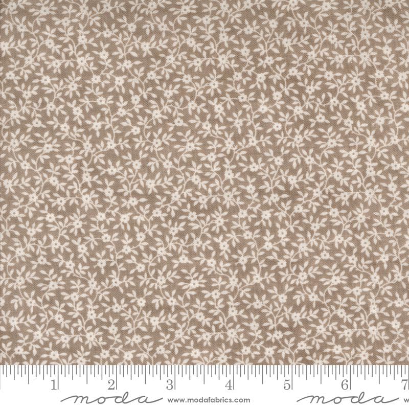 Vines in Stone from the Very Sweet Christmas collection by Bunny Hill Designs for Moda continuous cuts of Quilter's Cotton Fabric