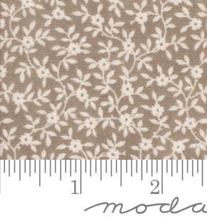 Vines in Stone from the Very Sweet Christmas collection by Bunny Hill Designs for Moda continuous cuts of Quilter's Cotton Fabric