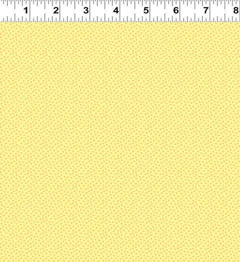 Yellow Dot from the Western Washington Shop Hop 2025 collection by Clothworks continuous cuts of Quilter's Cotton Fabric