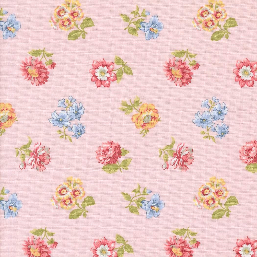 Memory Lane by Brenda Riddle Designs for Moda Quilter's Cotton Fat Quarter Bundle. 22 Fat Quarters of 18 inch x 21 inch rectangles