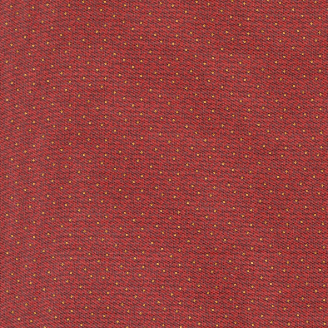 Creeping Thyme Blender in Turkey Red from Sallys Stitches by Betsy Chutchian for Moda Fabrics. Continuous cuts of Quilter's Cotton Fabric