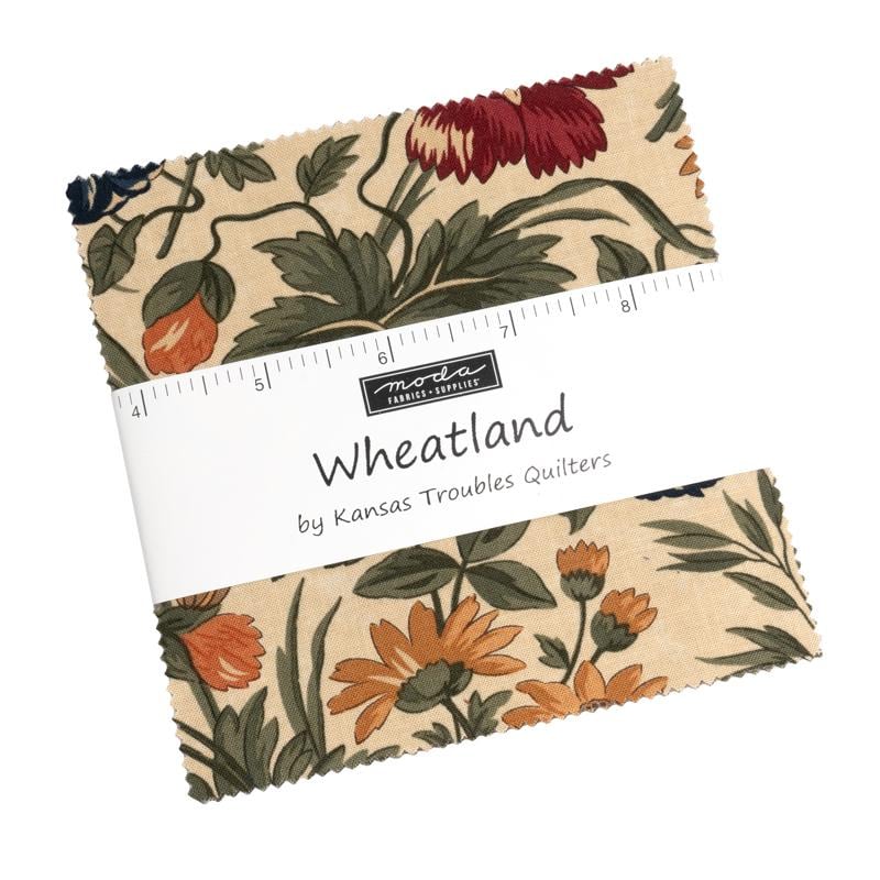 Wheatland by Kansas Troubles Quilters for Moda Quilter's Cotton Charm Pack of 42 5 x 5 inch squares