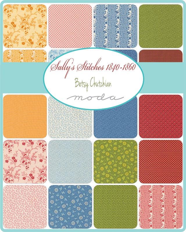 Creeping Thyme Blender in Turkey Red from Sallys Stitches by Betsy Chutchian for Moda Fabrics. Continuous cuts of Quilter's Cotton Fabric