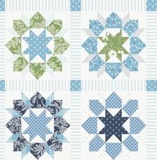 Swoon Cheater 36" x 60" Repeat Patchwork Cheater Panel Continuous Yardage of 36" Repeat. by Camille Roskelley for Moda
