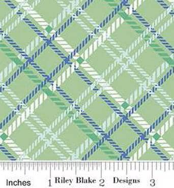 Simple Pleasures Plaid in Sable by Sandy Klop of American Jane for Riley Blake Designs. Continuous cuts of quilter's cotton fabric