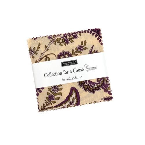 Collections For A Cause Essence by Howard Marcus for Moda Fabrics. Quilter's Cotton Mini Charm Pack of 42 2.5 x 2.5 inch squares