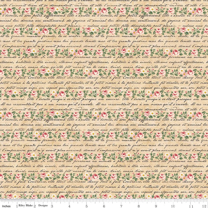 Rose & Violet's Bouquet des Fleurs by Miss Rose and Sister Violet for Riley Blake Designs. Fat Quarter Bundle. 19 squares