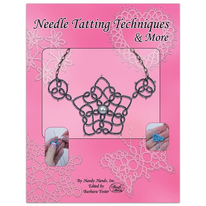 Tatting Needle Set Size 3, 5, 7, & 8 in a tube with 2 needle threaders