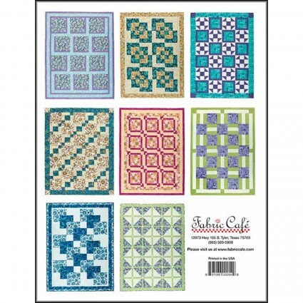 Gingerneering Vintage Campers in Green 3 yard quilt kit. One yard of each of 3 coordinating fabrics perfect for a quick and easy quilt.