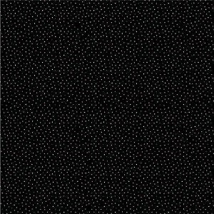 Licorice Black Country Confetti print by Poppie Cotton continuous cuts of Quilter's Cotton Fabric