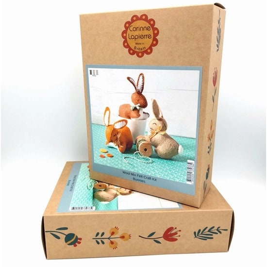 3 Bunnies Felt Craft Kit by Corinne Lapierre Limited