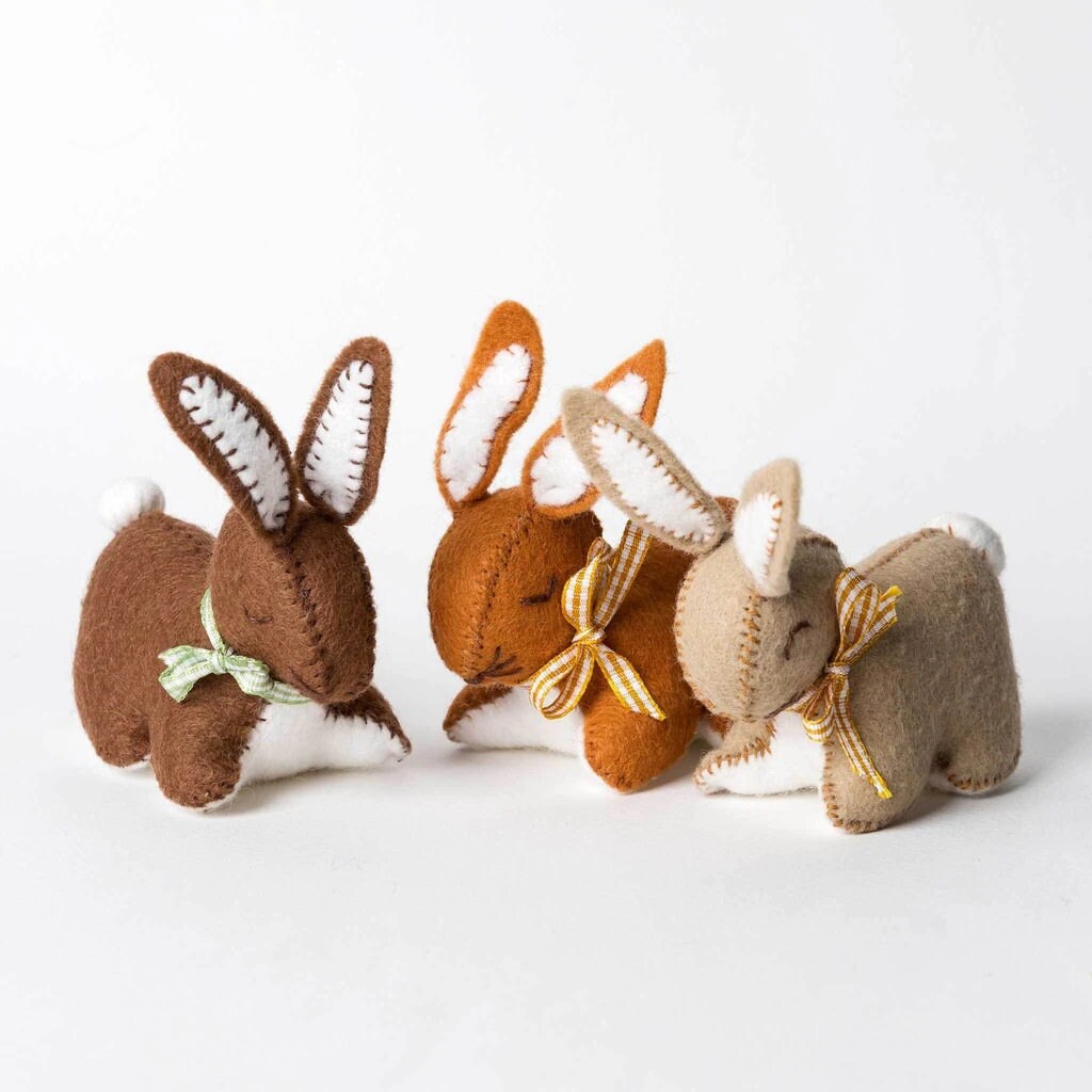 3 Bunnies Felt Craft Kit by Corinne Lapierre Limited