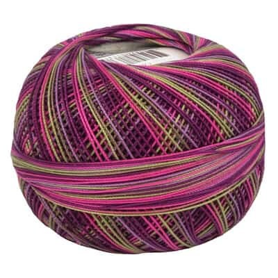 Vineyard Harvest Lizbeth 131 Size 20 100% Egyptian Mercerized Cotton Variegated Tatting Thread