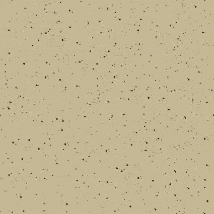 Love Is ... Speckled Solid in Light Tan by Maywood Studio designed by Hannah Dale, continuous cuts of Quilter's Cotton Fabric