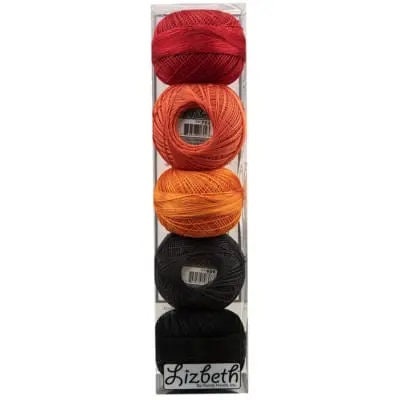 Campfire Specialty Pack of Lizbeth size 20. 5 balls 100% Egyptian Cotton Tatting Thread