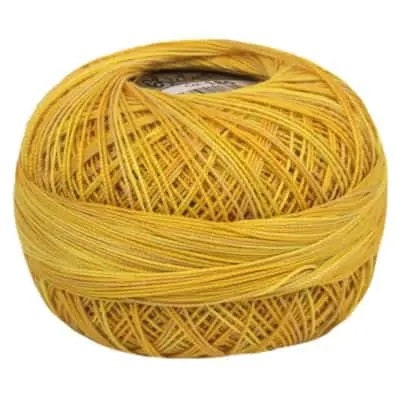 Honey Drizzle Lizbeth 180 Size 20 100% Egyptian Cotton Variegated Tatting Thread