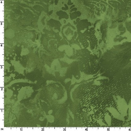 Vintage Damask 108" wide Quilt Backing Fabric in Green by Maywood Studio continuous cuts of Quilter's Cotton Wide Back Fabric