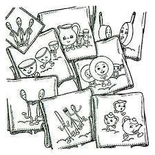 Animated Dish Motifs Aunt Martha's #3528 Vintage Embroidery Hot Iron Transfer Pattern