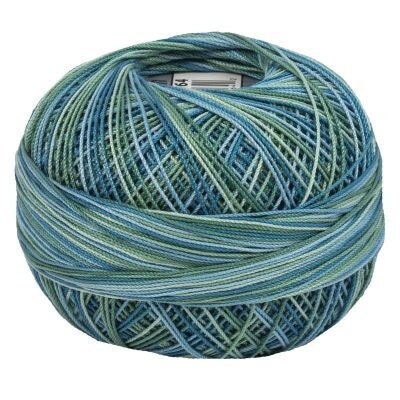 Blue River Glades Lizbeth 164 size 20 100% Egyptian Cotton Variegated Tatting Thread