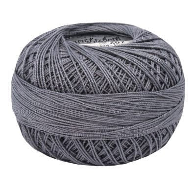 Charcoal Med Lizbeth 607 Size 20 100% Egyptian Cotton Tatting Thread