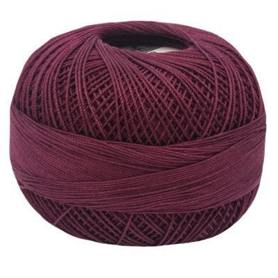 Burgundy Lizbeth 672 Size 20 100% Egyptian Cotton Tatting Thread