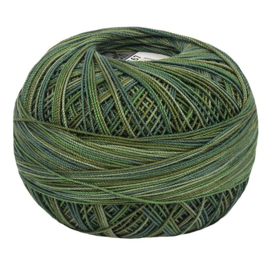 Jungle Greens Lizbeth 167 Size 20 100% Egyptian Cotton Variegated Tatting Thread