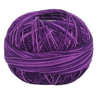 Elderberry Jam Lizbeth 177 Size 20 100% Egyptian Mercerized Cotton Variegated Tatting Thread