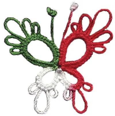 Christmas Delight Lizbeth 116 Size 20 100% Egyptian Cotton Variegated Tatting Thread