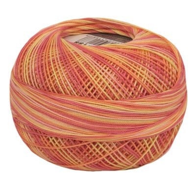 Orange Zest Specialty Pack of Lizbeth Size 20. 5 balls of 100% Egyptian Cotton Tatting Thread