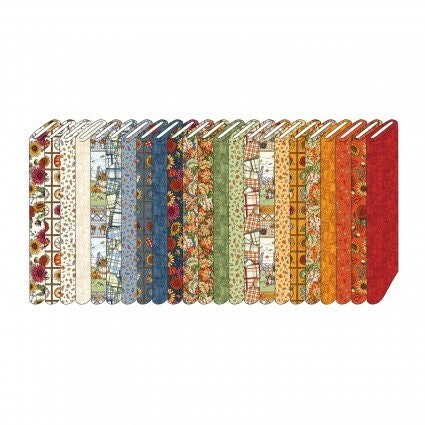 Sweater Weather Charm Pack by Maywood Studio Quilter&#39;s Cotton 42 piece set of 5 inch squares