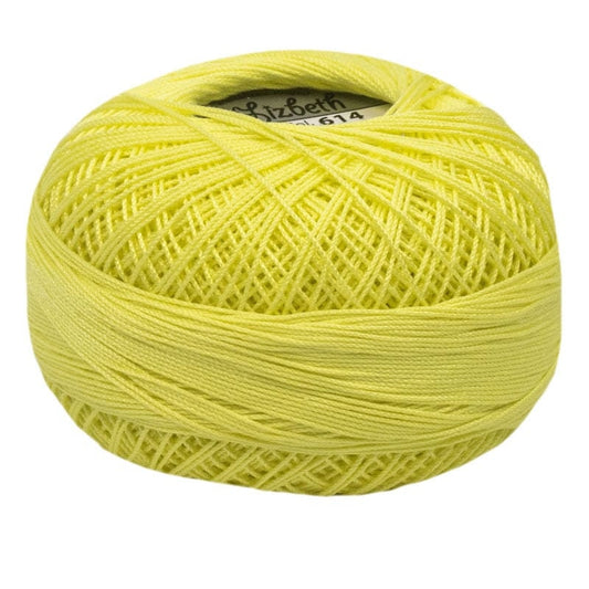 Lemon Light Lizbeth 614 Size 20 100% Egyptian Cotton Tatting Thread