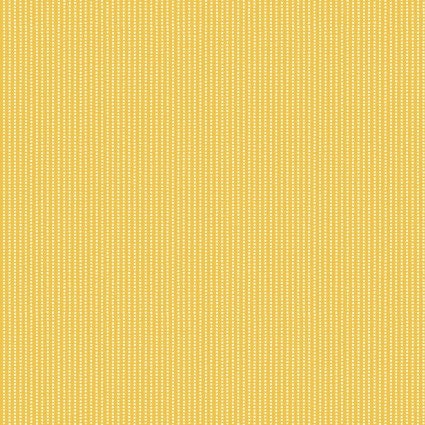 Perforated Stripe in Yellow by Kimberbell for Maywood Studio, continuouse cuts of Quilter's Cotton