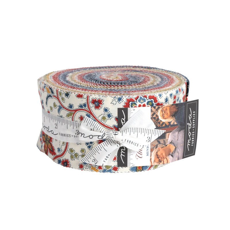 Union Square by Minick & Simpson for Moda Fabrics. Quilter's Cotton Strip set 40 piece collection of 2.5 inch by 44 inch strips