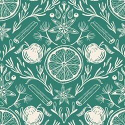 Hot Cider by P&B Textiles Quilter's Cotton Charm Pack. 42 piece collection of 5 inch squares