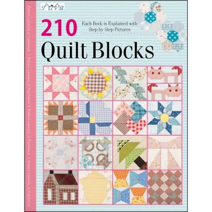 210 Quilt Blocks 218 page soft cover book by Tuva Publishing