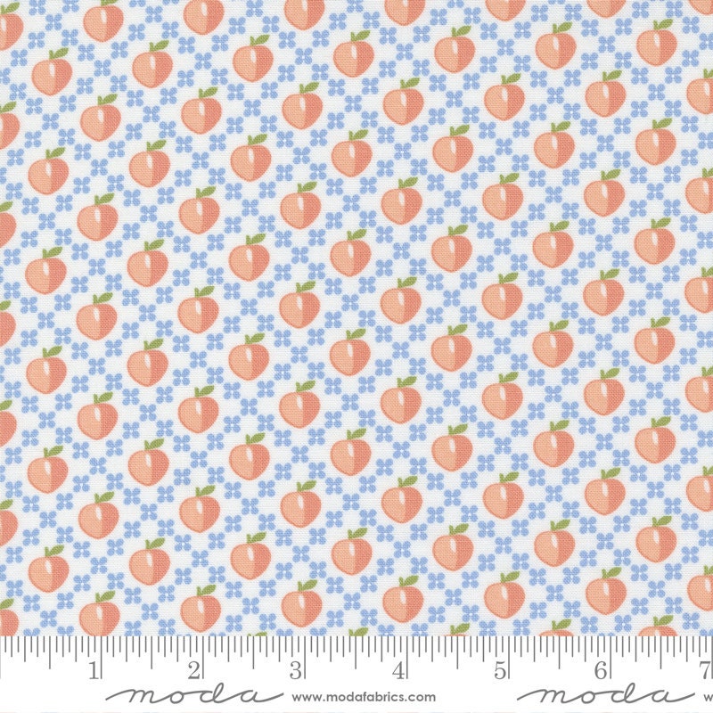 Peachy Keen by Moda Quilter's Cotton Charm Pack of 42 5 x 5 inch squares