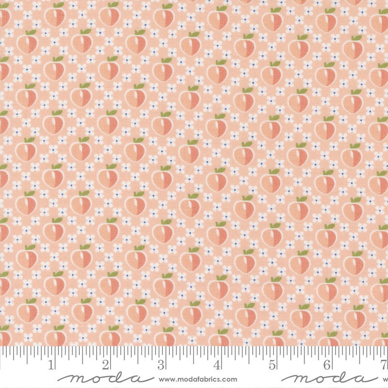 Peachy Keen by Moda Quilter's Cotton Charm Pack of 42 5 x 5 inch squares