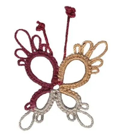 Warm Apple Pie Specialty Pack of Lizbeth size 20. 5 balls 100% Egyptian Cotton Tatting Thread