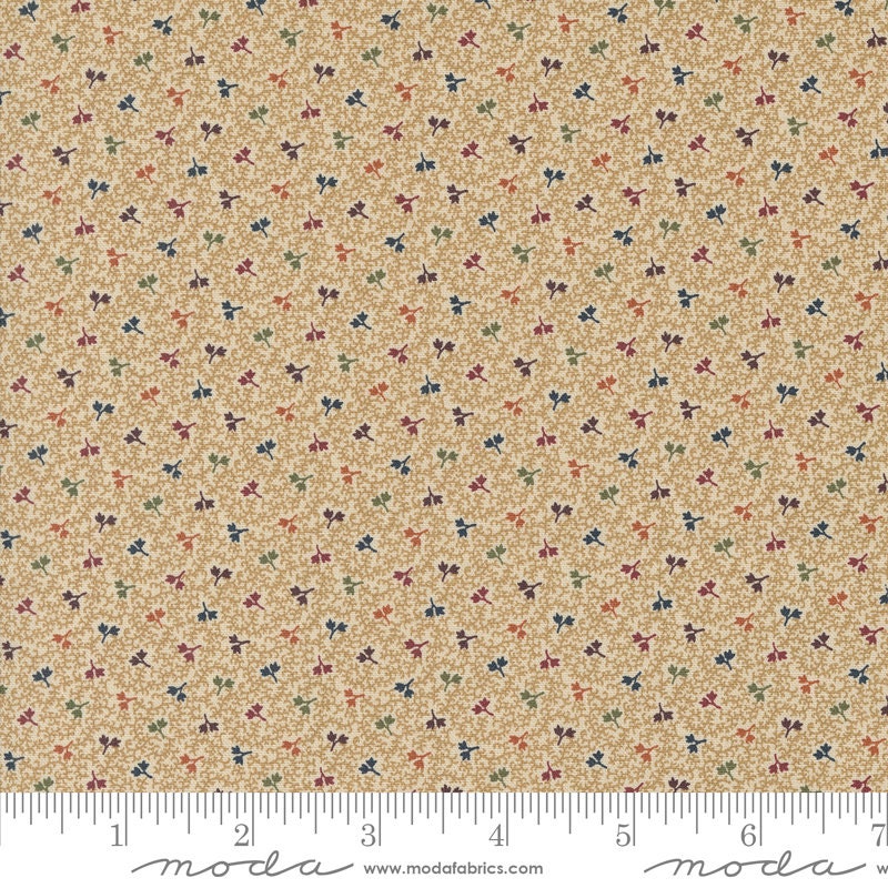 Chickadee Landing Birdseed Blender in Dandelion by Kansas Troubles for Moda Fabrics. Continuous cuts of Quilter's Cotton Fabric