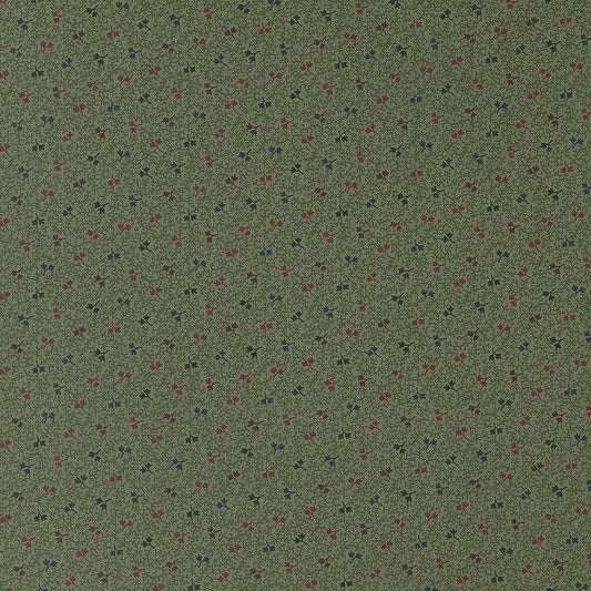 Chickadee Landing Birdseed Blender in Leaf by Kansas Troubles for Moda Fabrics. Continuous cuts of Quilter's Cotton Fabric