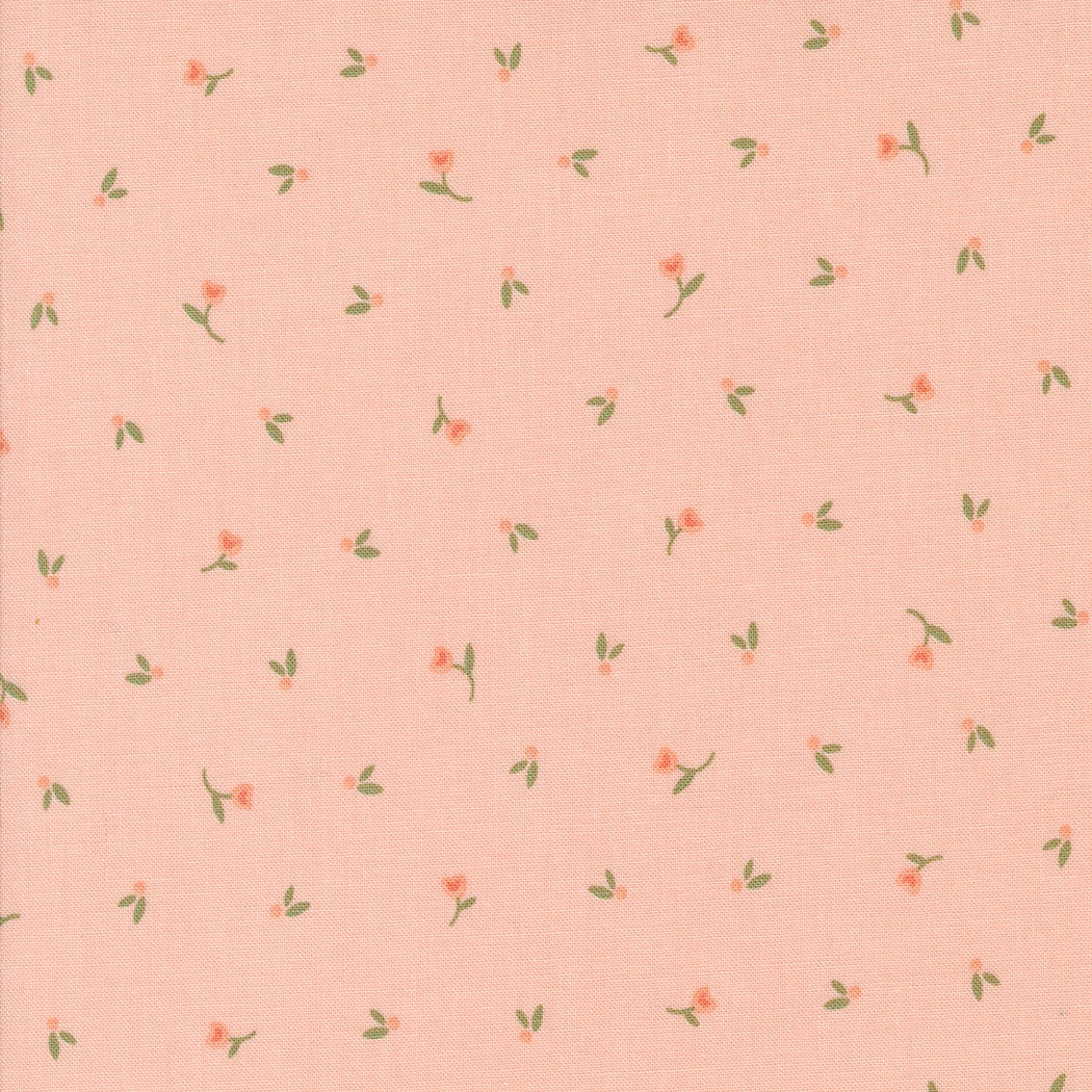 Picked Ditsy in Blush by My Sew Quilty Life for Moda. Continuous cuts of Quilter's Cotton Fabric