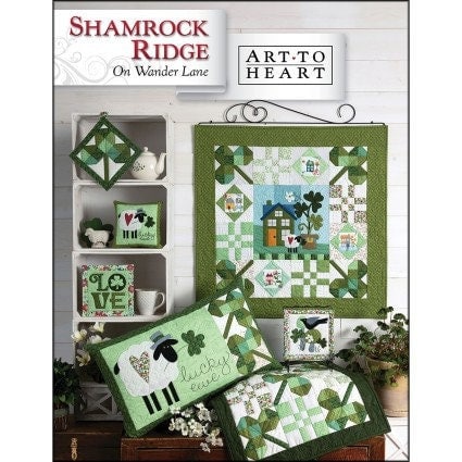 Shamrock Ridge on Wander Lane Block 3 March Block of the Month by Nancy Halvorsen