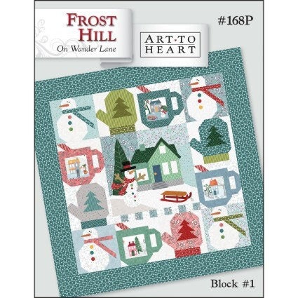 Frost Hill on Wander Lane Block 1 January Block of the Month by Nancy Halvorsen