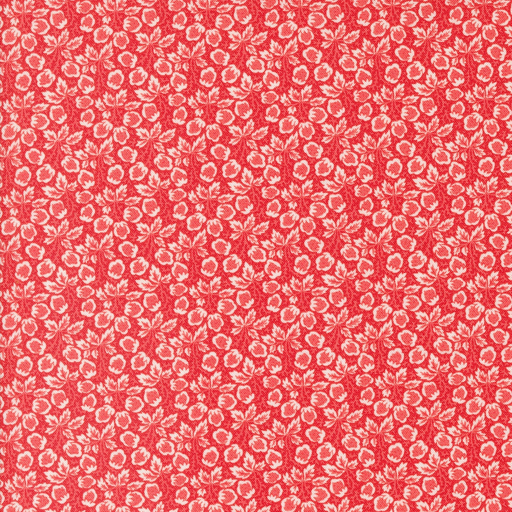 Jelly and Jam Berries Blenders in Strawberry by Fig Tree & Co for Moda Fabrics. Continuous cuts of Quilter's Cotton Fabric