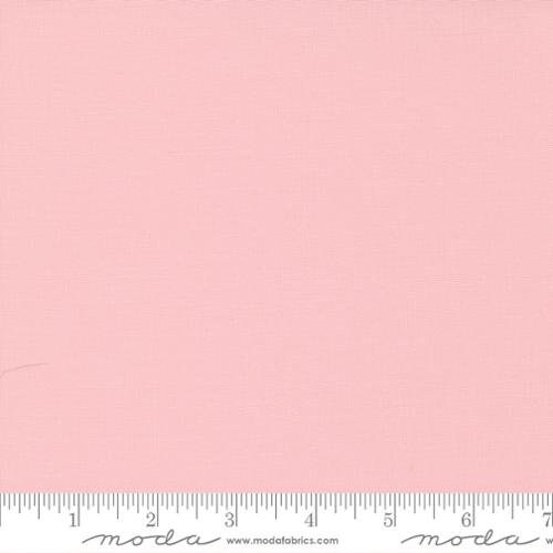 Bella Solids in Sisters Pink by Moda. Continuous cuts of Quilter's Cotton Fabric