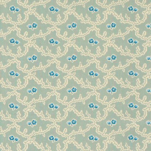 Lydia's Lace Rosette Blenders in Aqua by Betsy Chutchian for Moda Fabrics. Continuous cuts of Quilter's Cotton Fabric