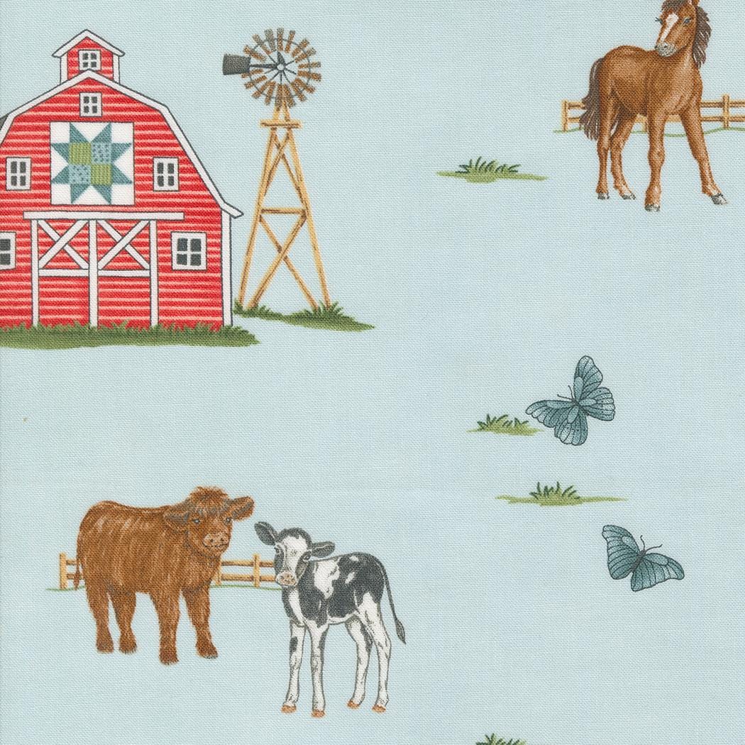 Willow's Farm by Deb Strain for Moda Quilter's Cotton Charm Pack of 42 5 x 5 inch squares