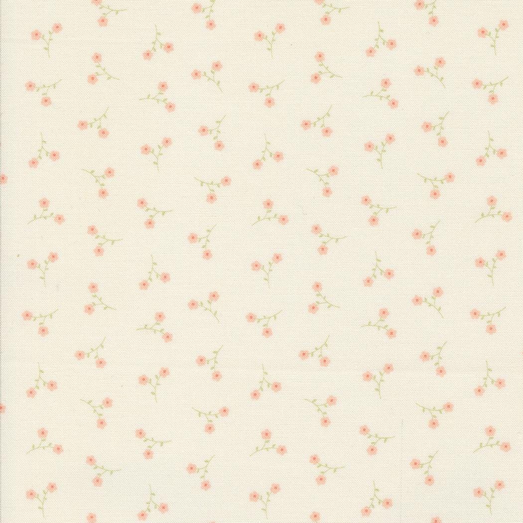 Dainty Toss Ditsy in Porcelain from Dainty Meadow by My Sew Quilty Life for Moda. Continuous cuts of Quilter's Cotton Fabric