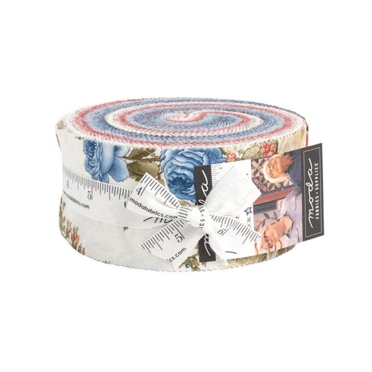 Grand Haven by Minick & Simpson for Moda Fabrics. Quilter's Cotton Strip set 40 piece collection of 2.5 inch by 44 inch strips