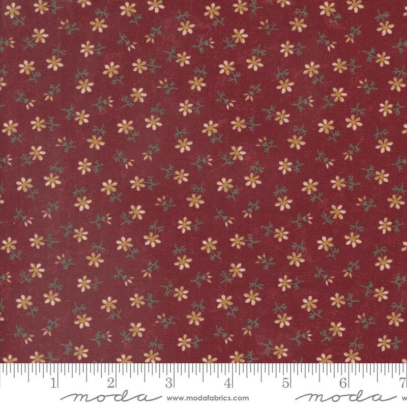 Daisy Lane Daisy Florals in Carnation by Kansas Troubles for Moda Fabrics. Continuous cuts of Quilter's Cotton Fabric